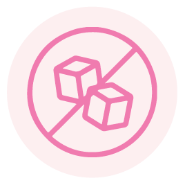 Růžový odznak, přeškrtnuté kostky cukru